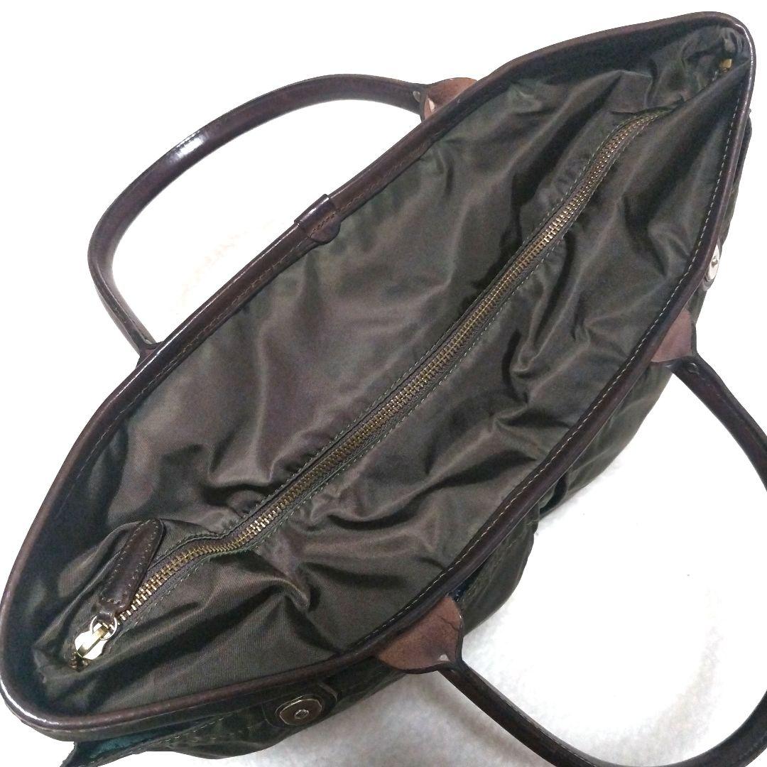 Felisi フェリージ ナイロン×レザー ヘルメットバッグ トートバッグ