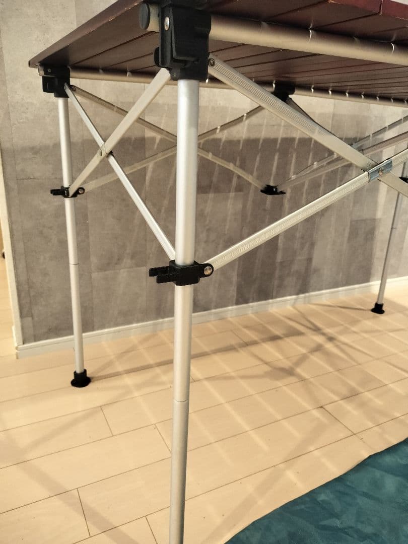 【廃盤】Coleman ウッドロール 2ステージ テーブル 折りたたみコンパクト