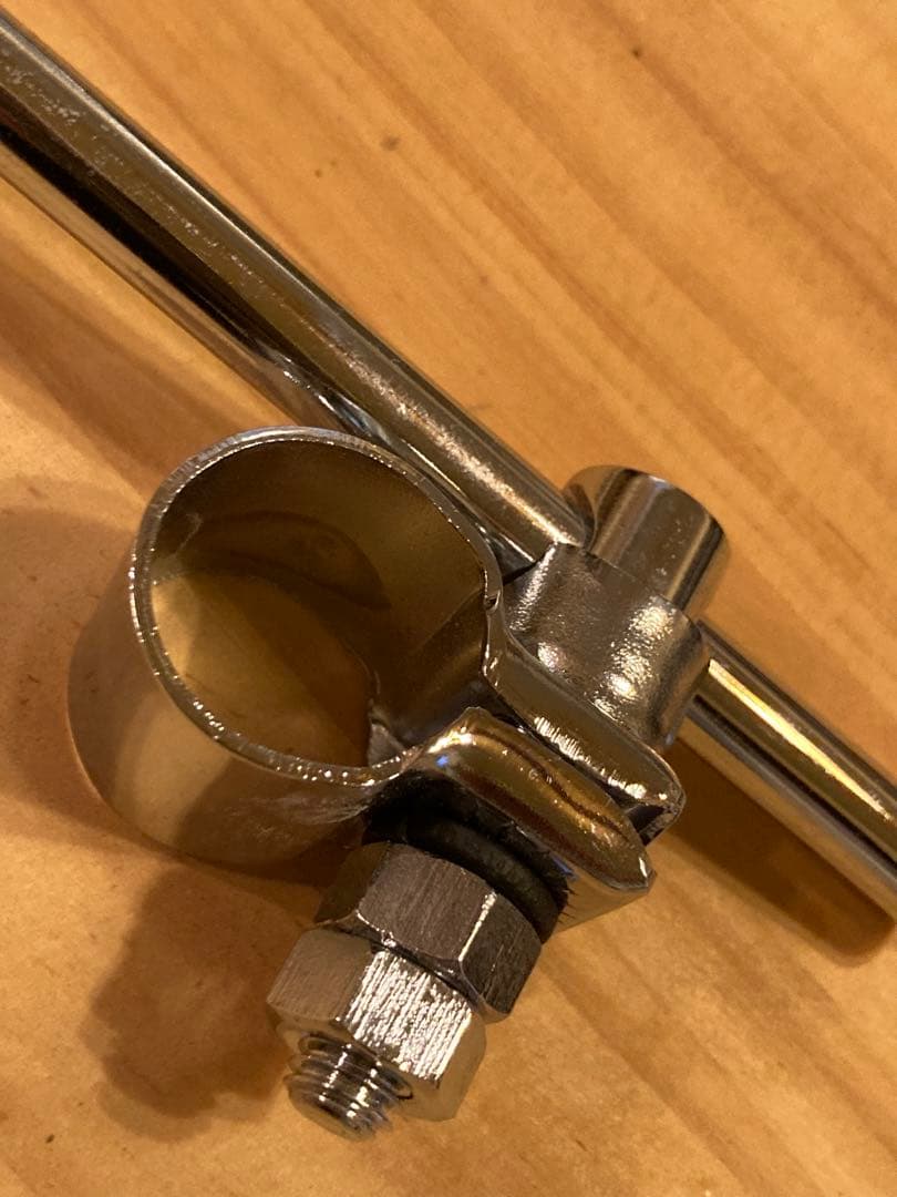 サイドミラー　クローム　ラウンド　２２.２mm クランプ　ビンテージ　左右セット