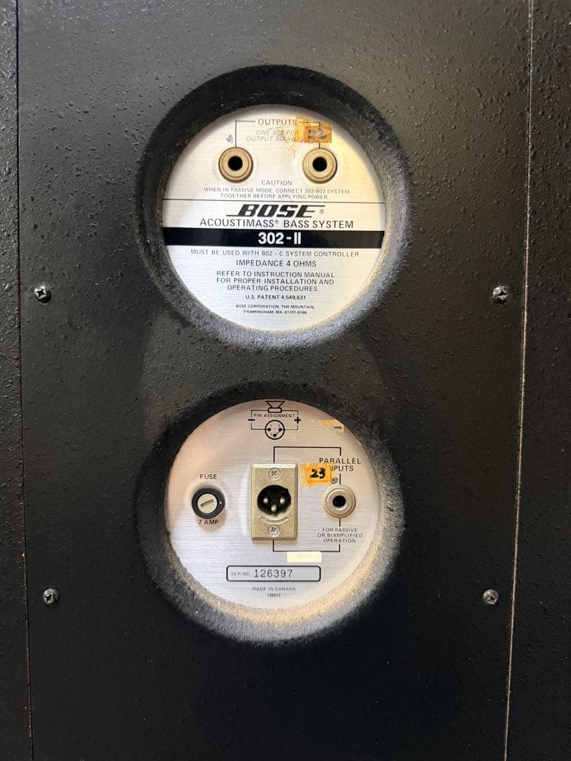 スピーカー・ウーファー BOSE 302 ii ACOUSTIMASS BASS SYSTEM
