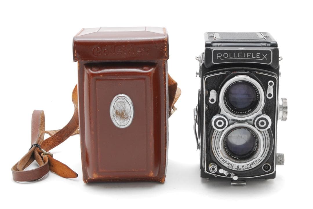 Rolleiflex 2.8 A 二眼レフカメラ レザーケース付き #277