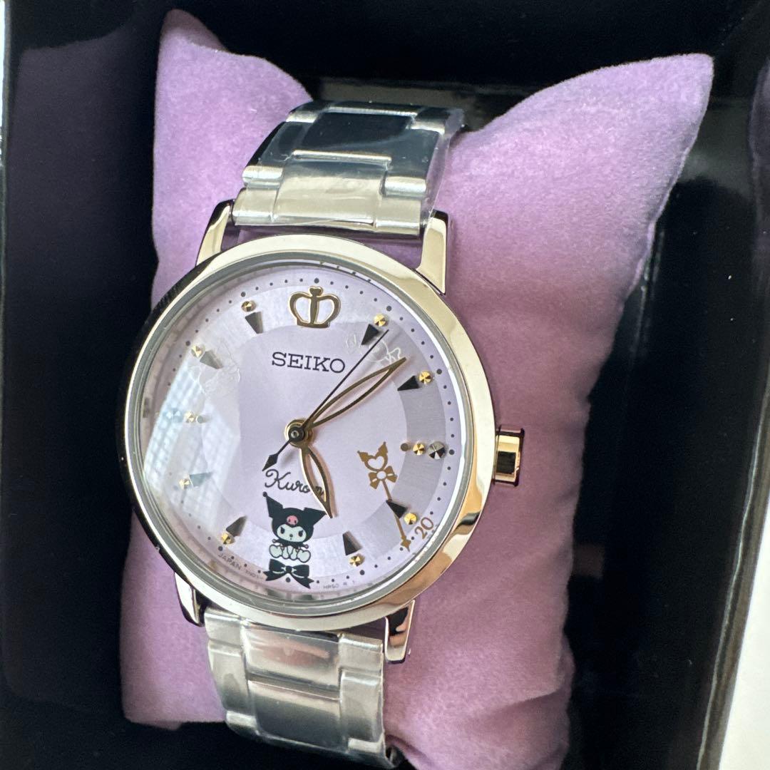 SEIKO Kuromi デザイン時計 コラボウォッチ クロミ 20周年 M