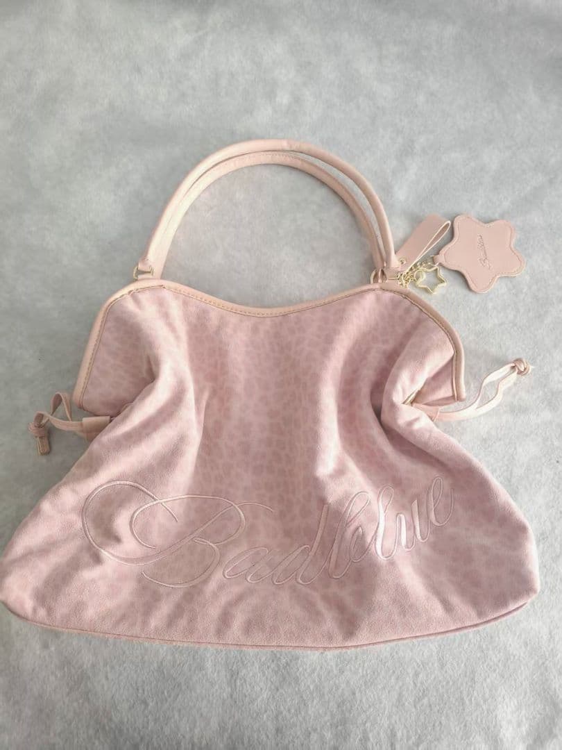 BadBlue ヒョウ柄 トートバッグ ピンク