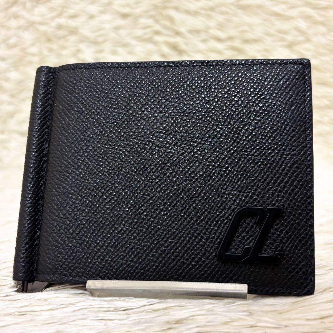 現行【新品同様】クリスチャンルブタン マネークリップ Groovy ブラック