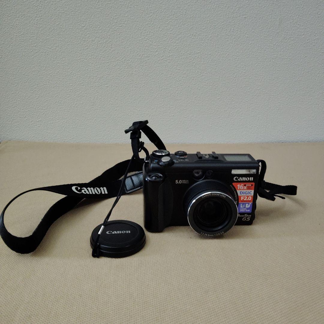 ♥️Canonデジタルカメラ.PowerShotG5.超ヴィンテージ品♥️
