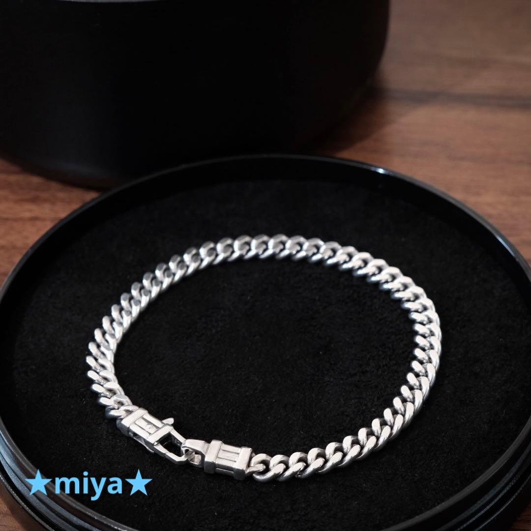 TOMWOOD / Curb Bracelet L / 7インチ ブレスレット