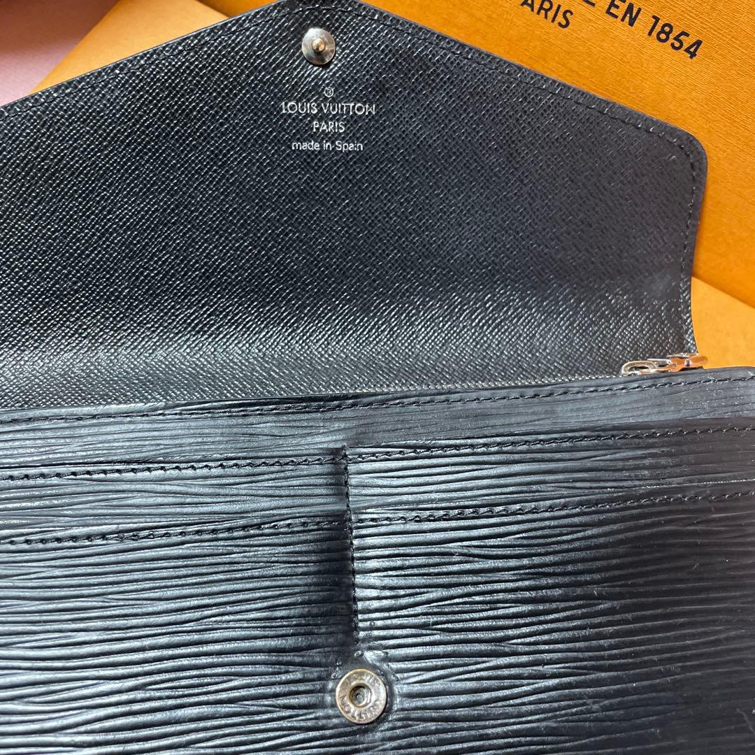 で*ん様 ❤️Louis Vuitton❤️ エピレザー ブラック ロングウォレ