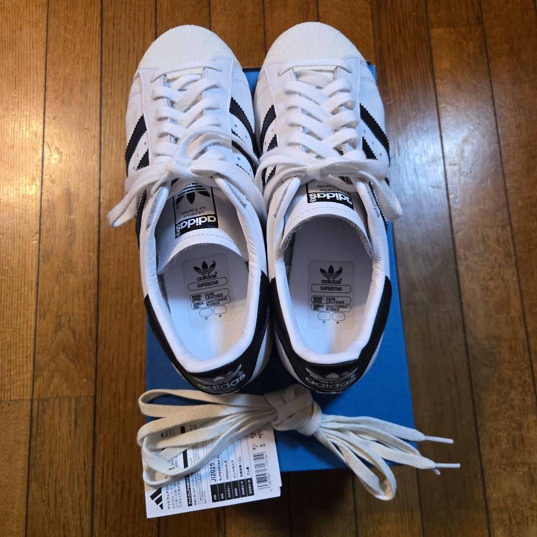 adidas スーパースター82 JI2025 ホワイト/ブラック