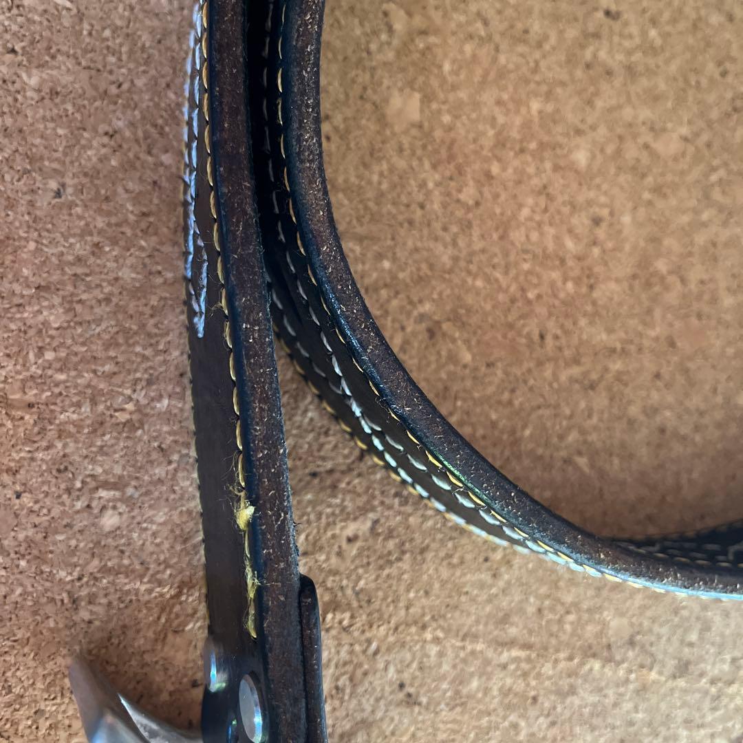 サムライジーンズ　極厚ステッチベルト34