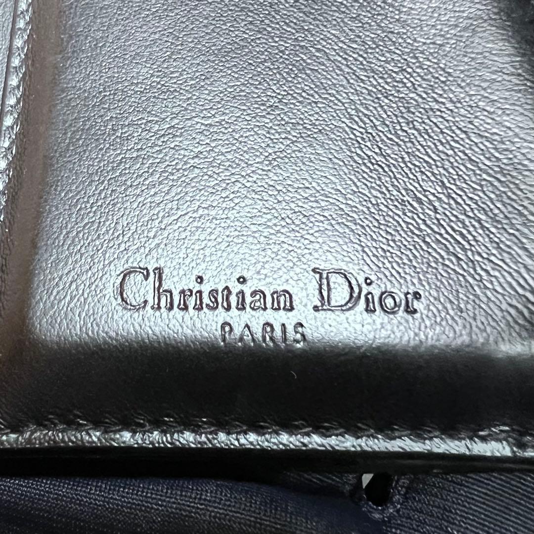 ＊Lady Dior＊ディオール＊エナメル＊ロータスウォレット＊カナージュ