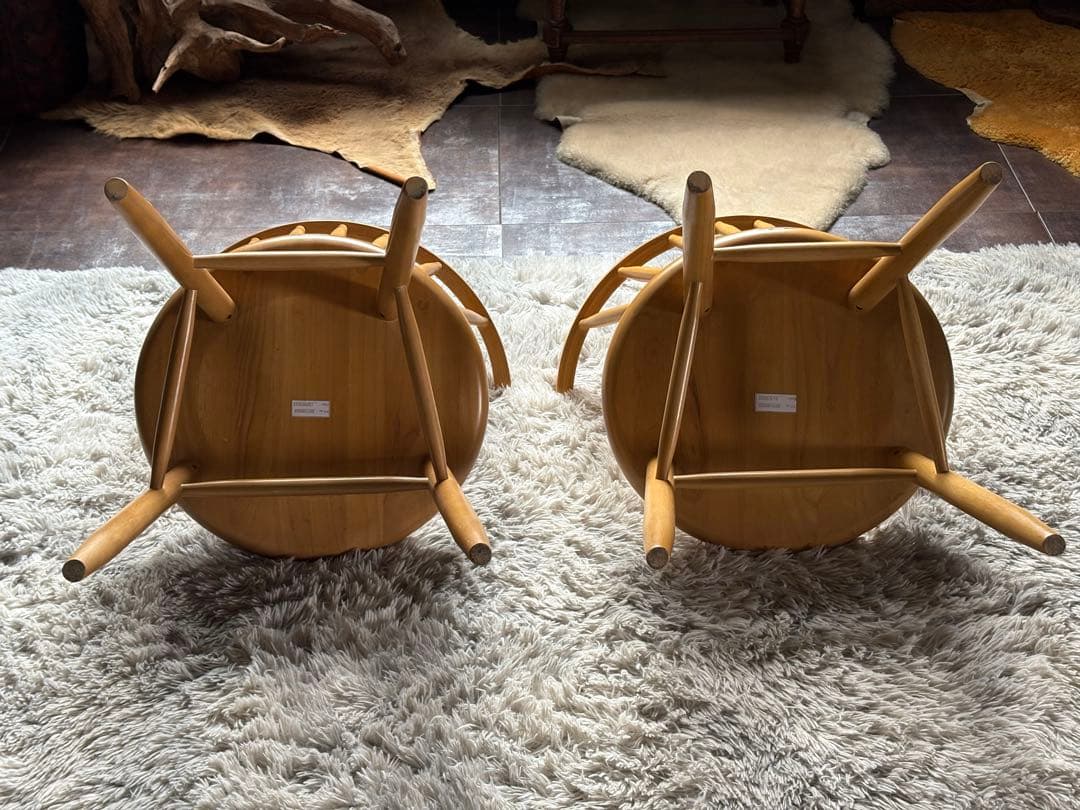 ②cherry 桜屋工業　ウィンザーチェア　アームチェア　オークレイチェア　YZ