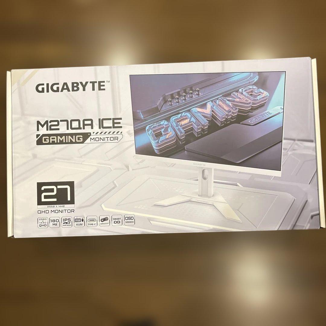 新品未開封GIGABYTE M270A ICE ゲーミングモニター 27インチ