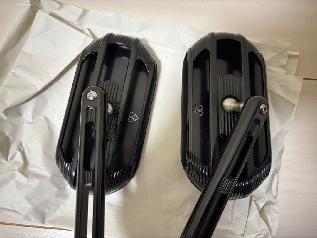 アレンネスサイドキックForgedミラーブラックアノダイズ左右用