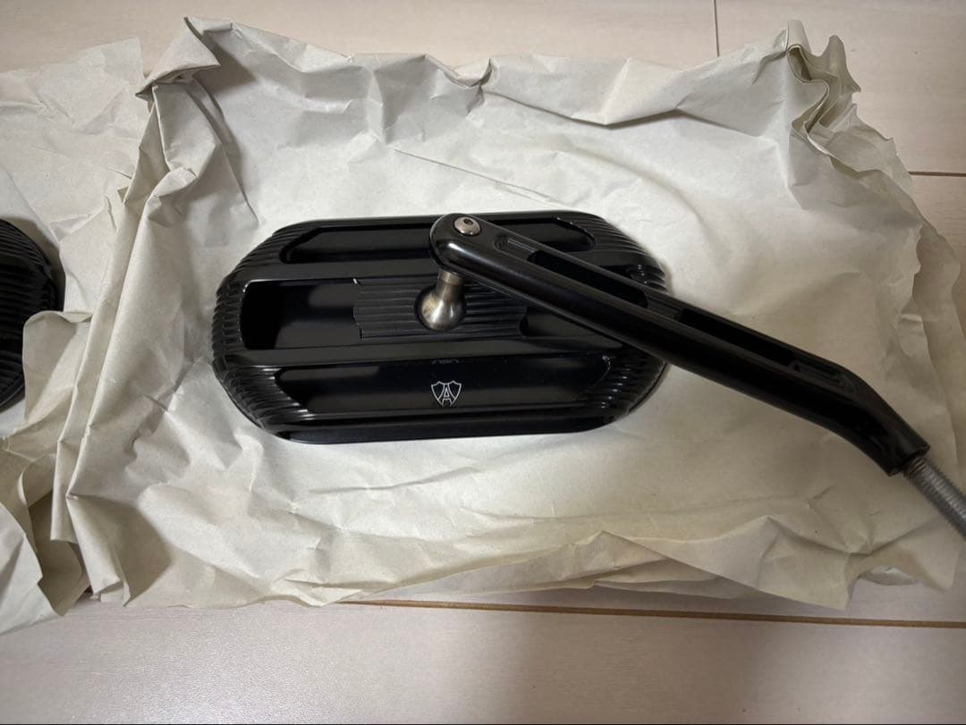 アレンネスサイドキックForgedミラーブラックアノダイズ左右用