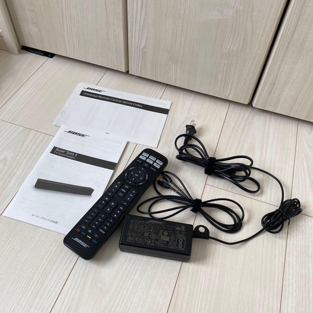 BOSE Solo 5 TV サウンドバー Bluetooth・リモコン付