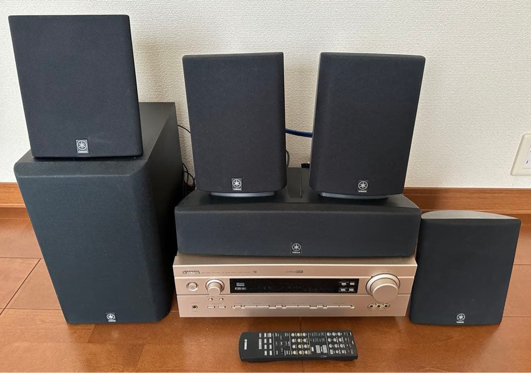 YAMAHA AVアンプ　シアターサウンド.スピーカーシステムセット