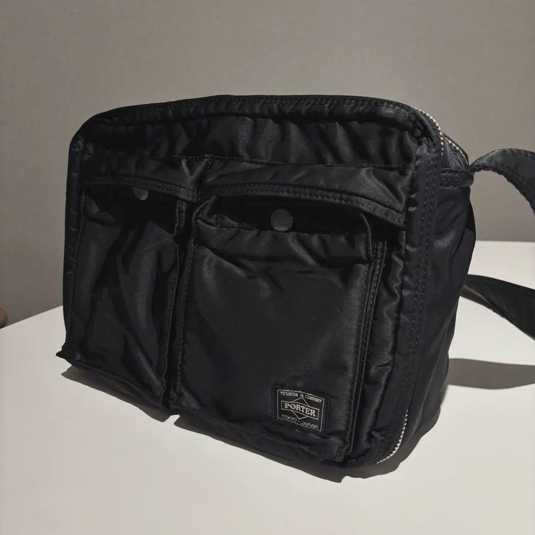 【美品】ポーター タンカー 2層式 ショルダーバッグ Lサイズ