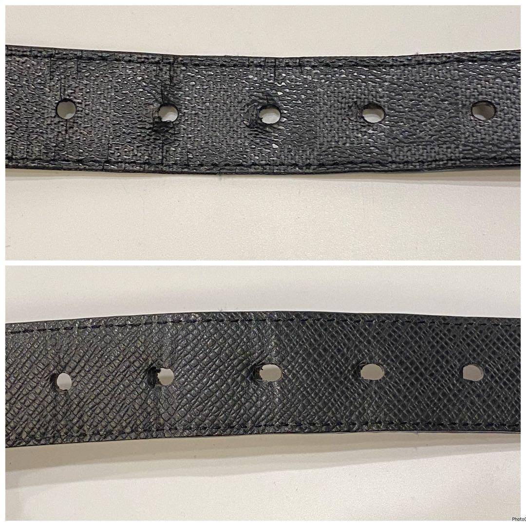 ルイヴィトン　LOUIS VUITTON　ダミエ　ベルト　サンチュール　黒