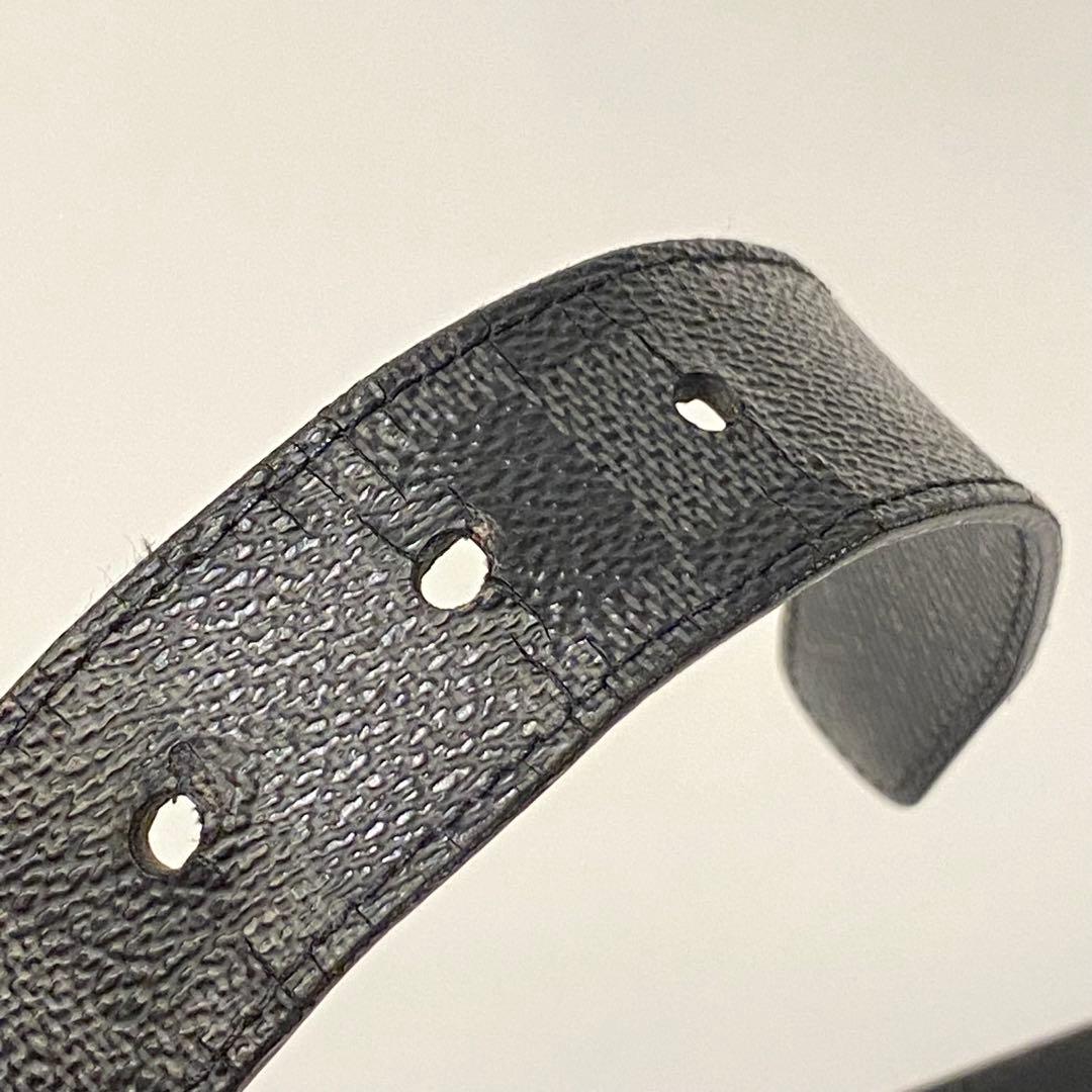 ルイヴィトン　LOUIS VUITTON　ダミエ　ベルト　サンチュール　黒