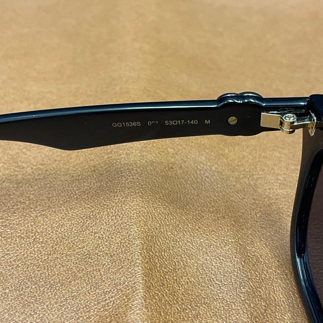 商談中 グッチ GG1536S 001 ロゴ サングラス