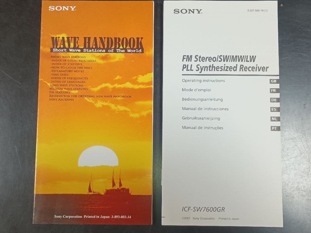 SONY ICF-SW7600GR ワールドバンドレシーバー