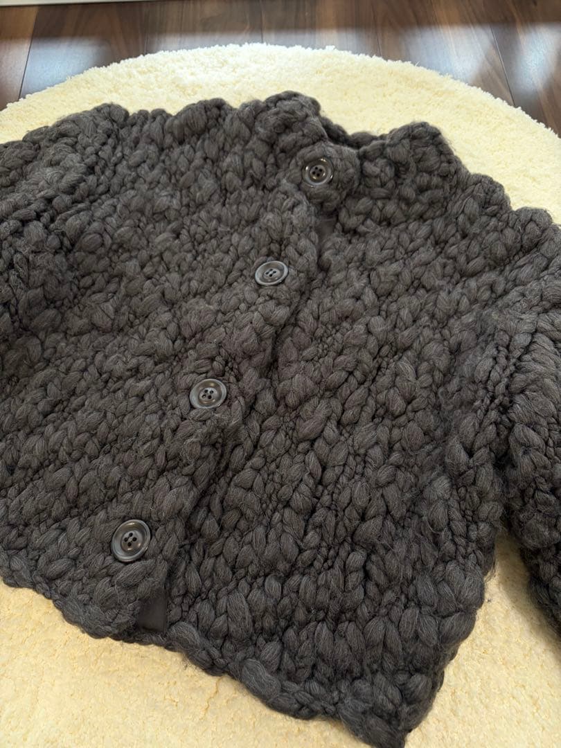 トップス maison special Hand Slub Knit Cardigan