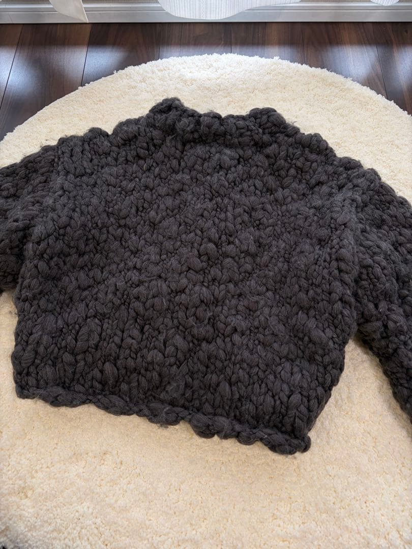 トップス maison special Hand Slub Knit Cardigan