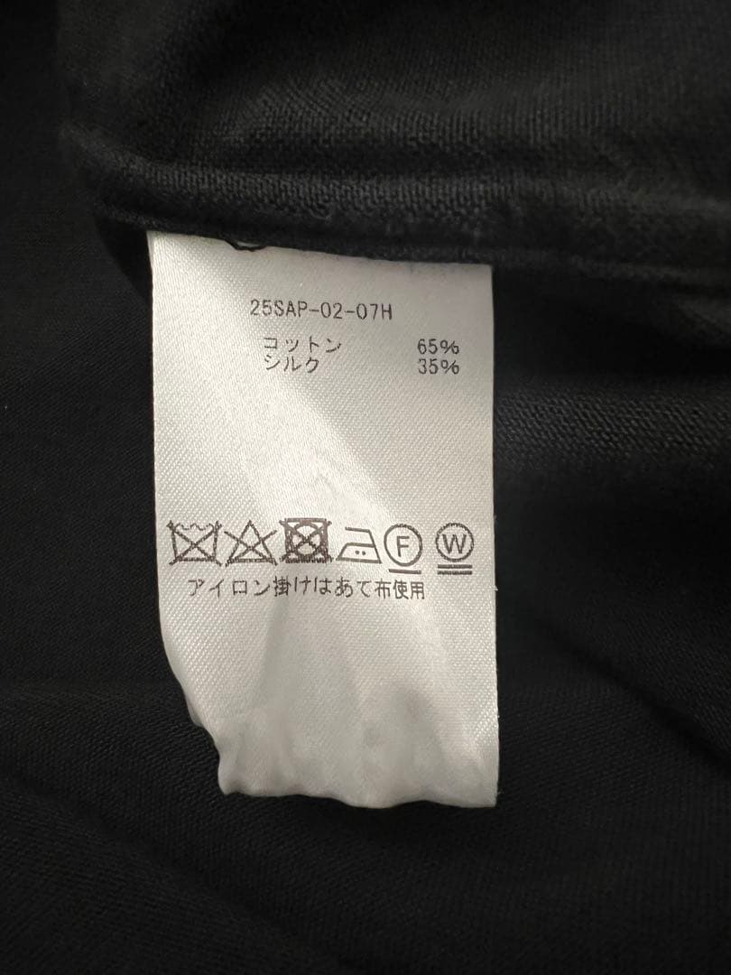 25SS A.PRESSE アプレッセ Silk Cotton Shirt