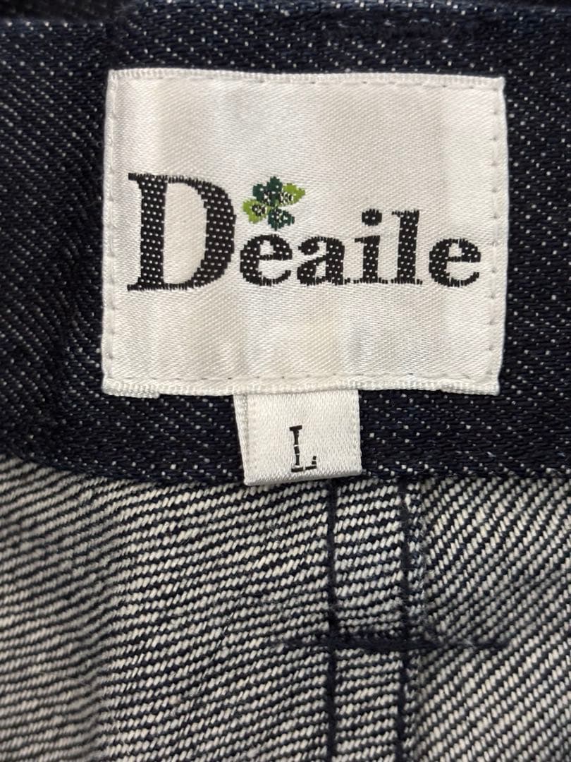 Deaile リジットバギーデニムパンツ Lサイズ