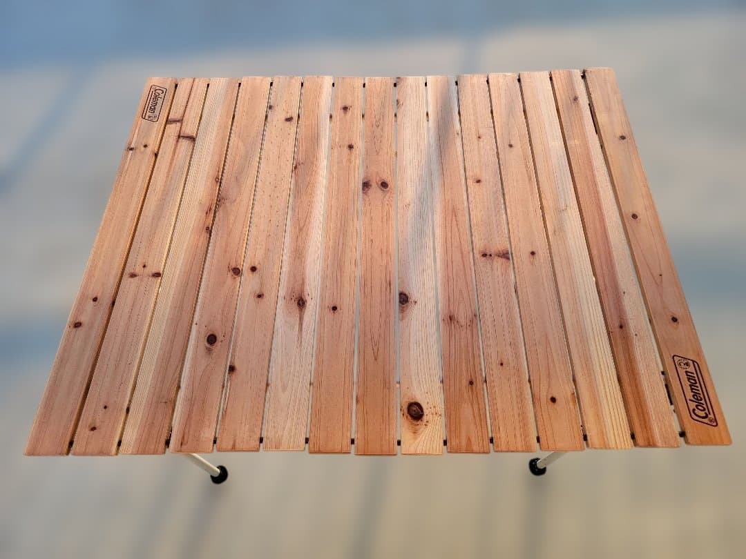 テーブル・チェア・ハンモック ColemanNaturalWoodRollTable90