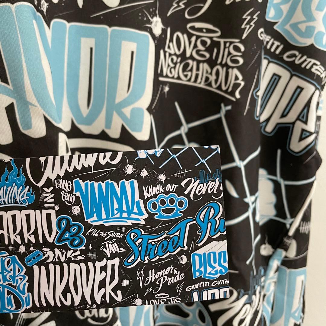 【唯一無二‼️入手困難‼️】インクオーバー グラフィックスウェット XS