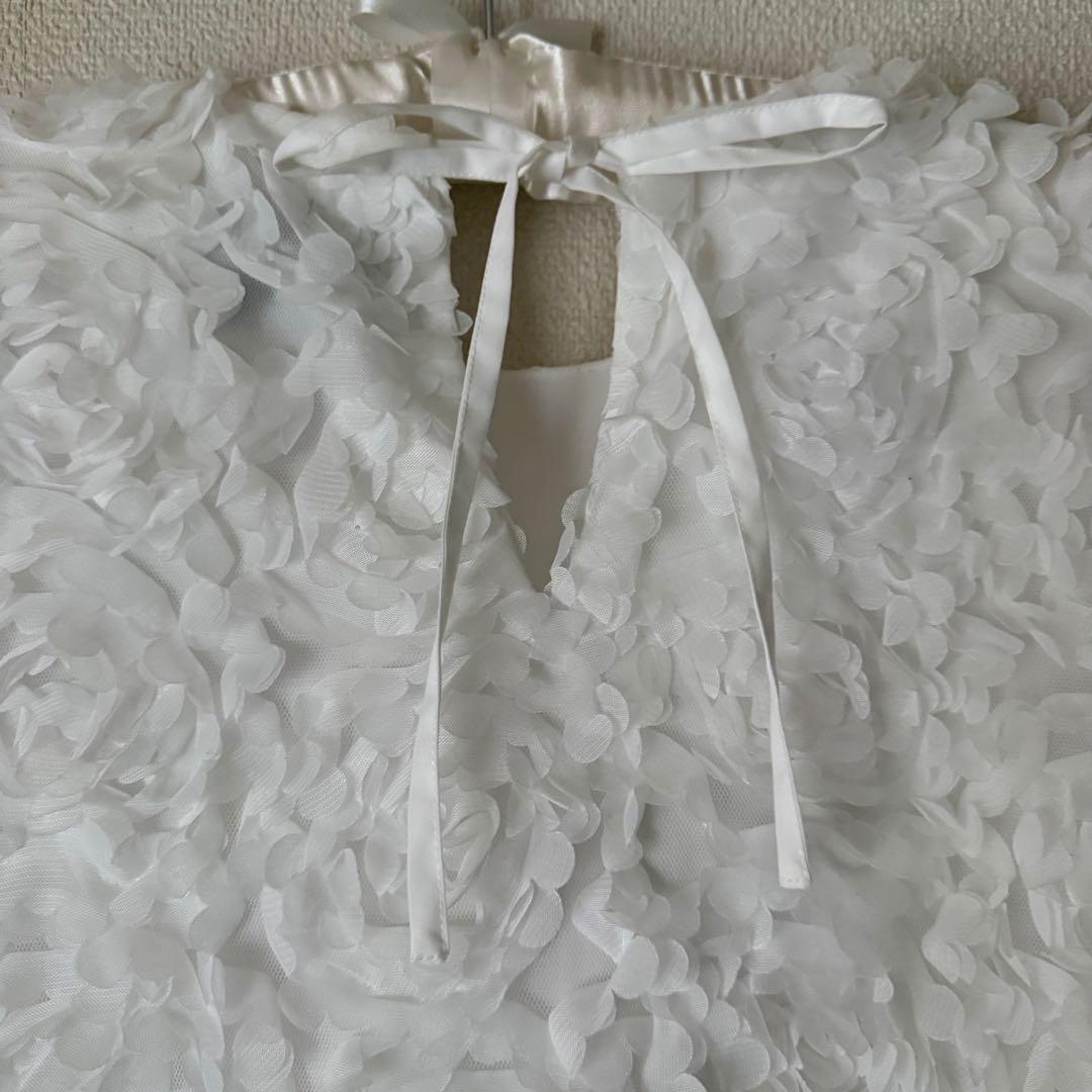 Bibiy ビビィ　白　ワンピース　FLORENCE MINI DRESS