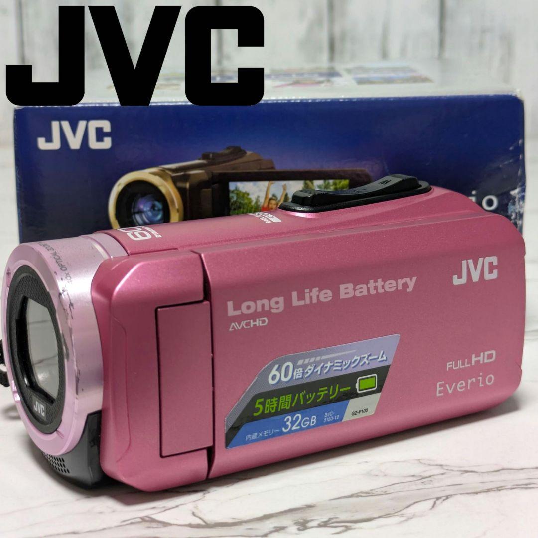 JVC　GZ-F100　ピンクカラー