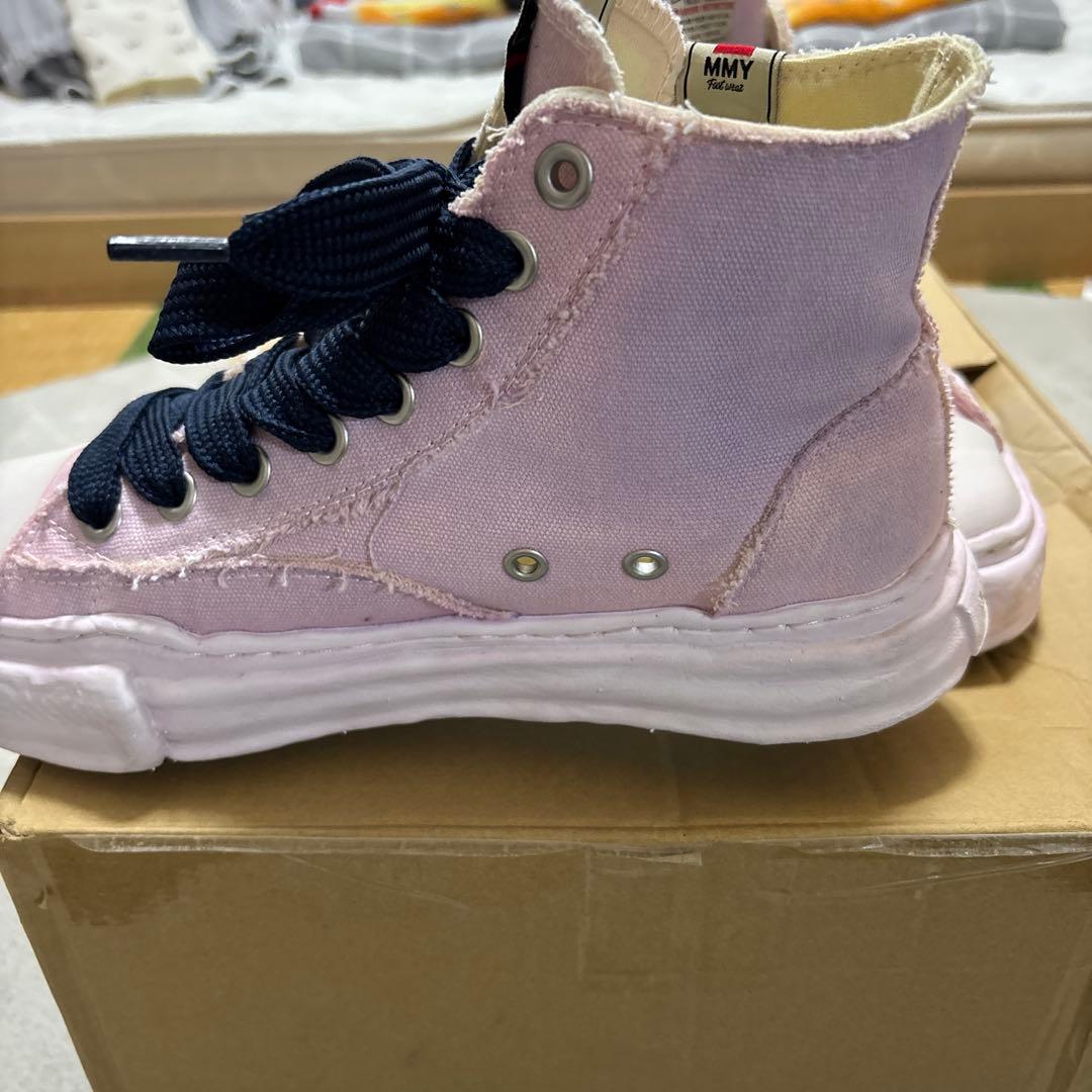 k*k様 ミハラヤスヒロ　ハイカットスニーカー　ピンク