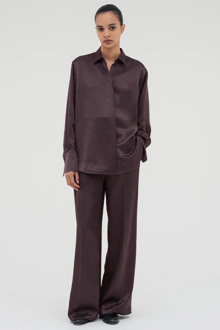 【imperf.】Vintage Satin Shirt