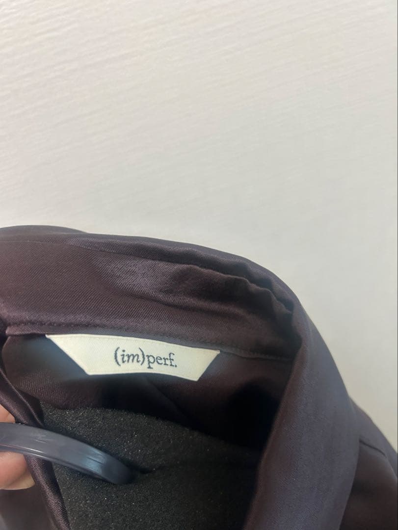 【imperf.】Vintage Satin Shirt