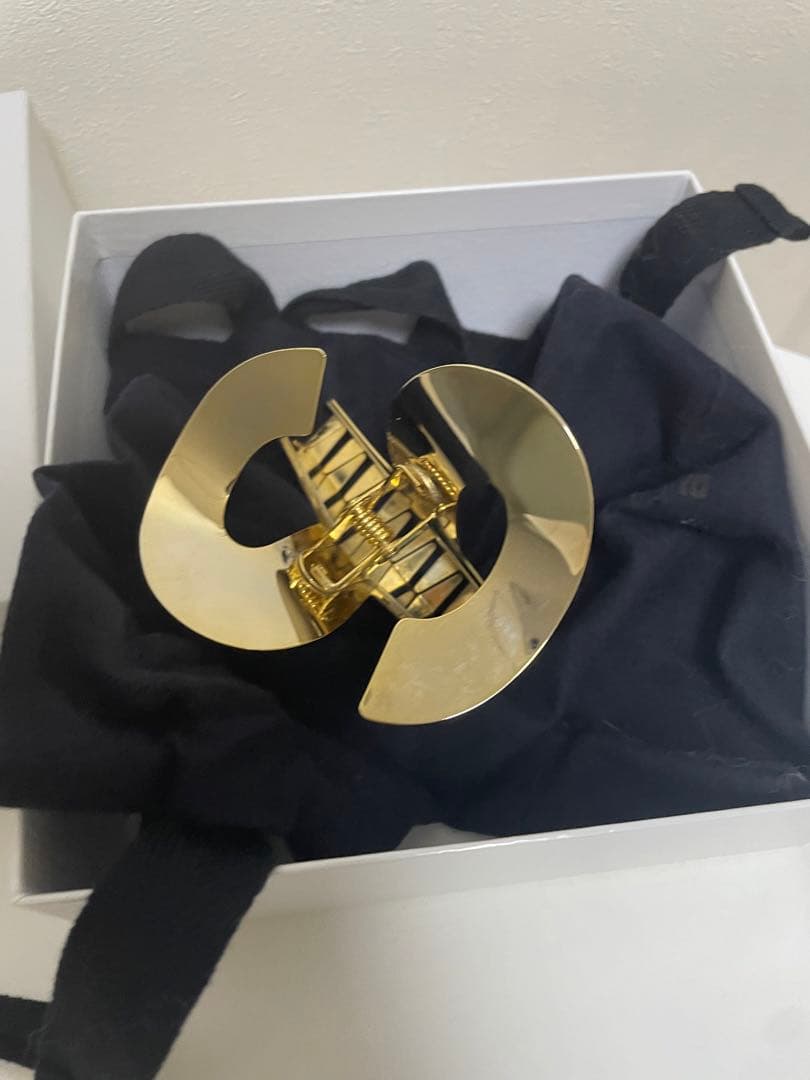 sacai S ヘアクリップゴールド