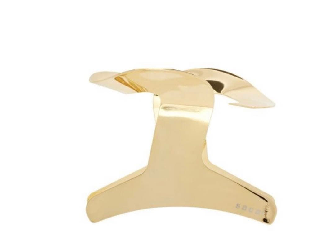 sacai S ヘアクリップゴールド