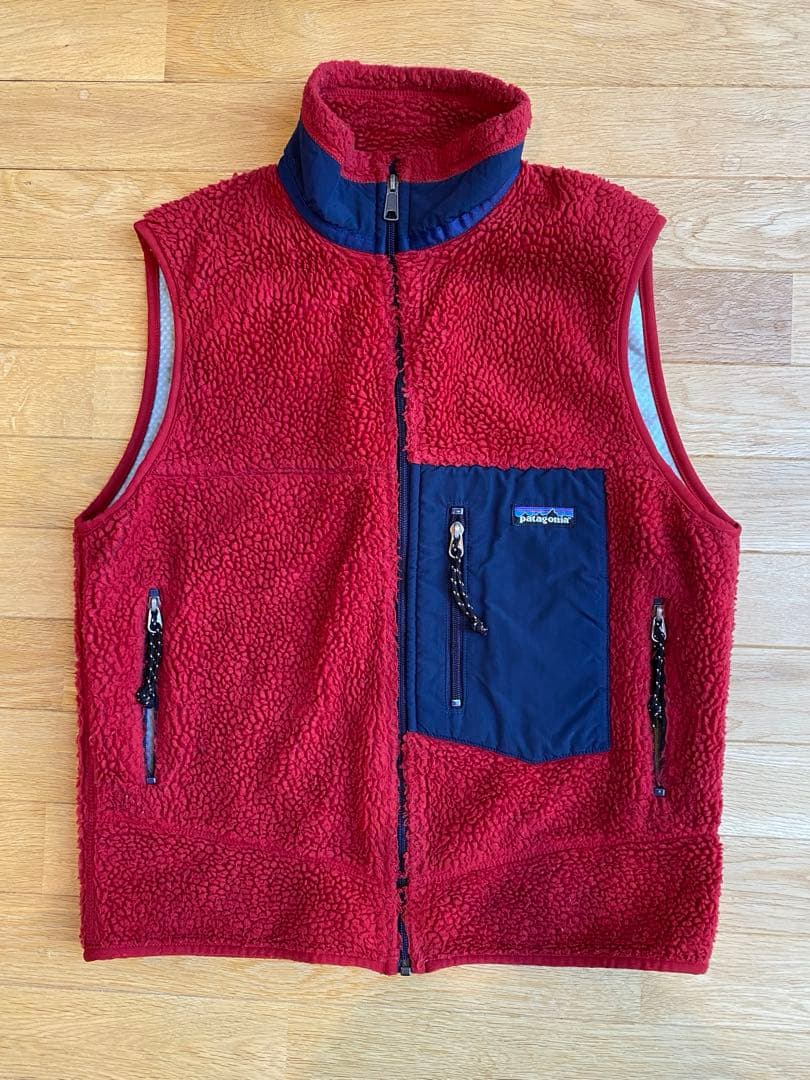 【希少】　patagonia レトロx ベスト レッド USA アメリカ製
