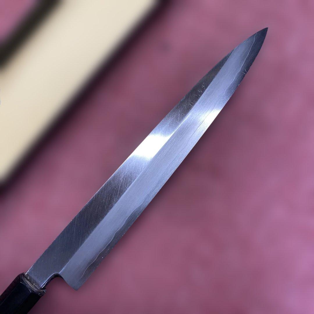 銀三　柳刃包丁　210㎜ 7寸