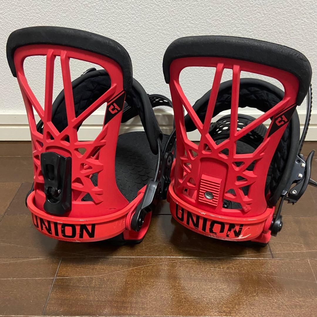 UNION スノーボードビンディング レッド