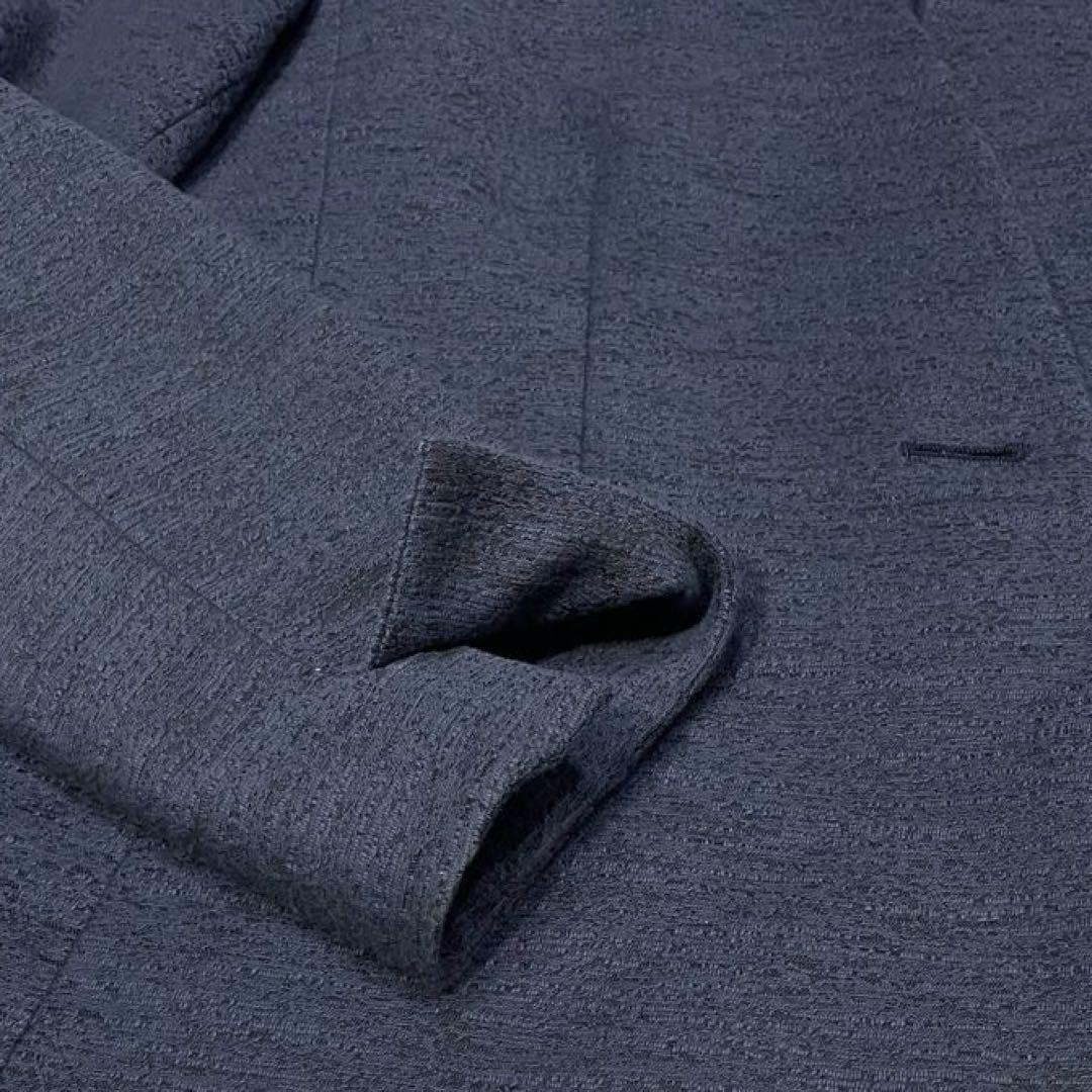 美品　DAMA collection ノーカラー　セットアップ　13AR 紺