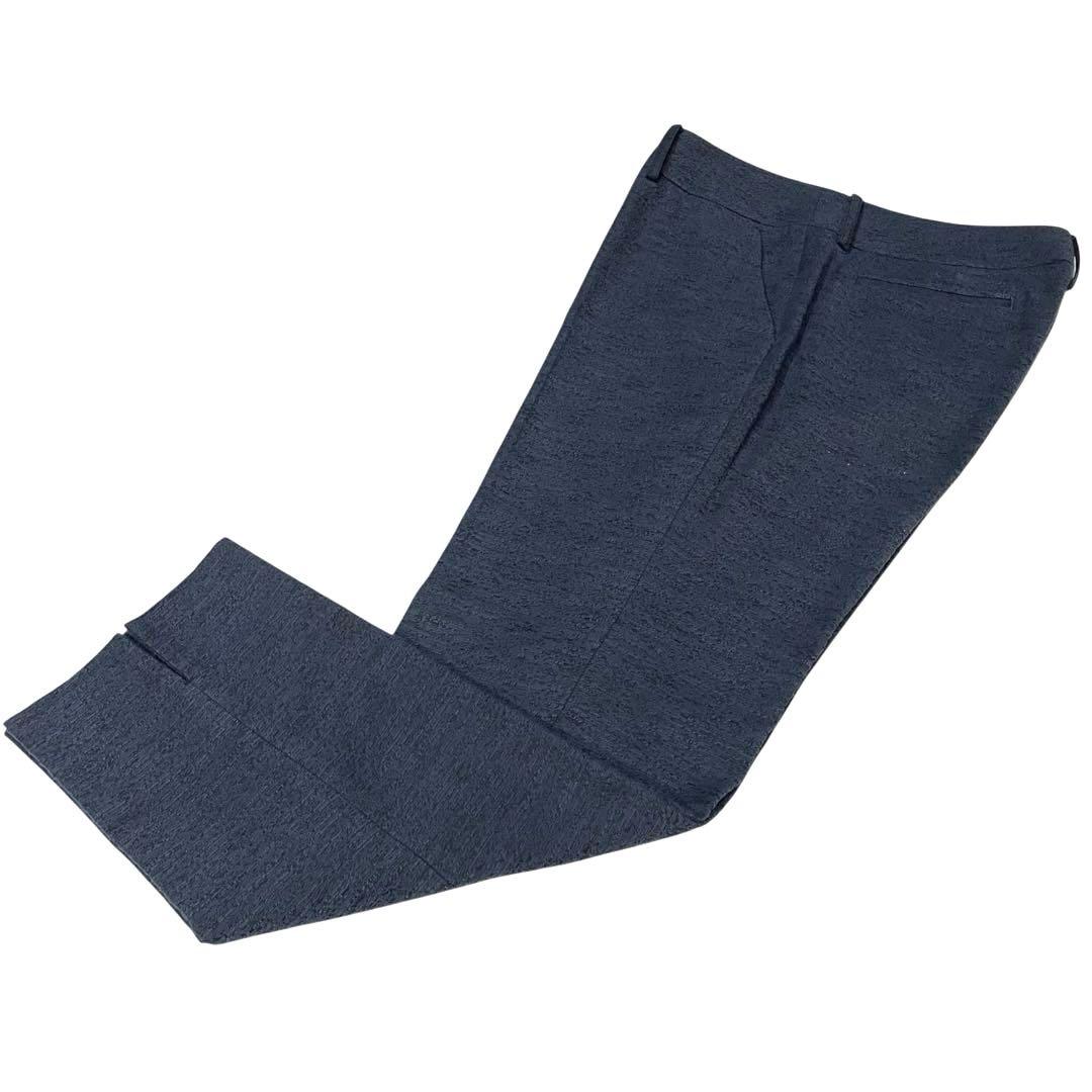 美品　DAMA collection ノーカラー　セットアップ　13AR 紺