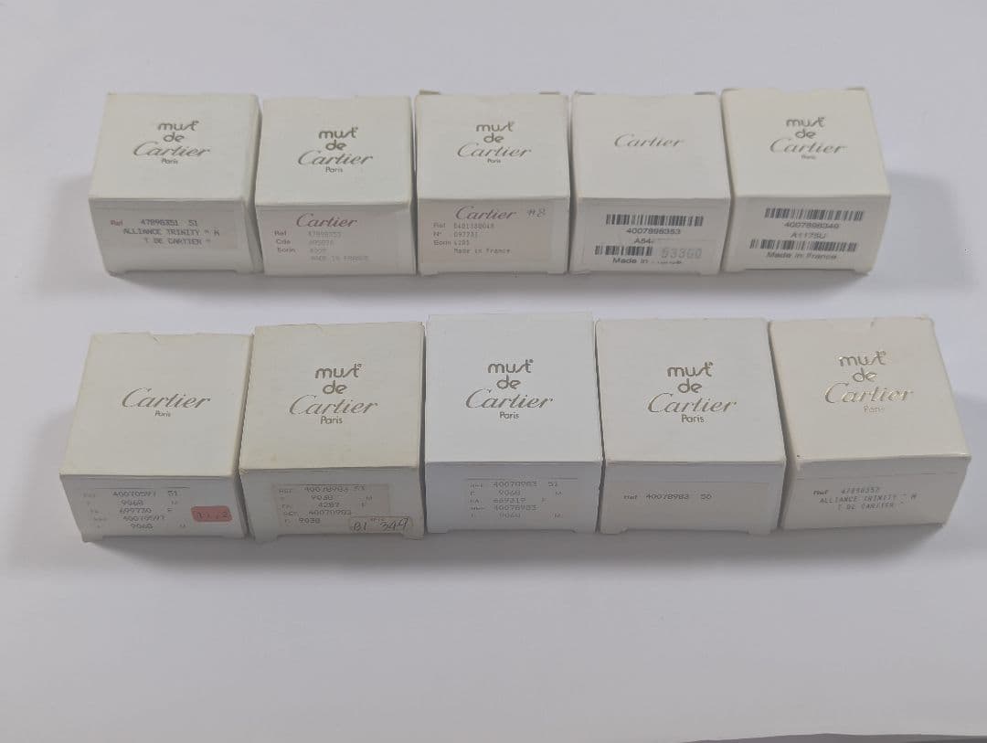カルティエリングケース　25個セット　空箱