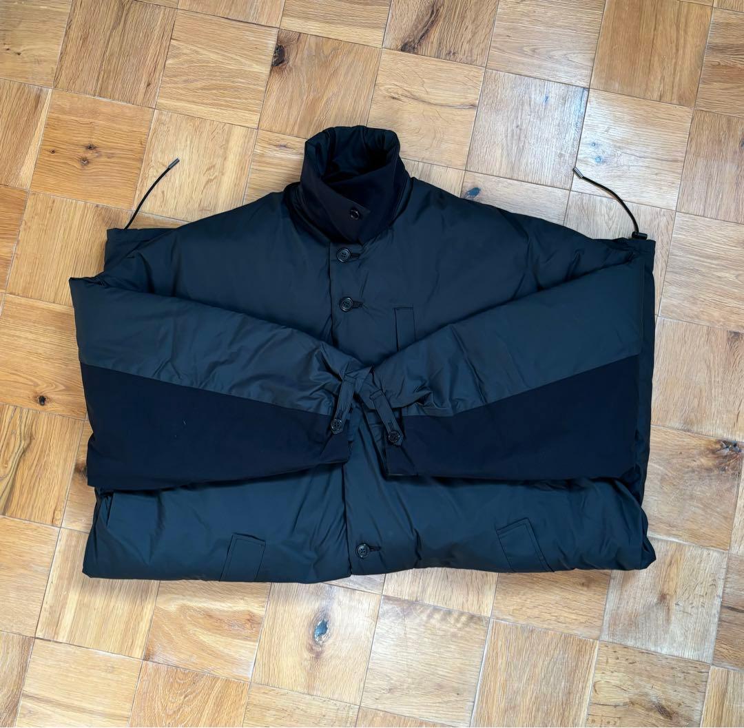 MIC. PUFF OVER COAT ユニセックス　ブラック