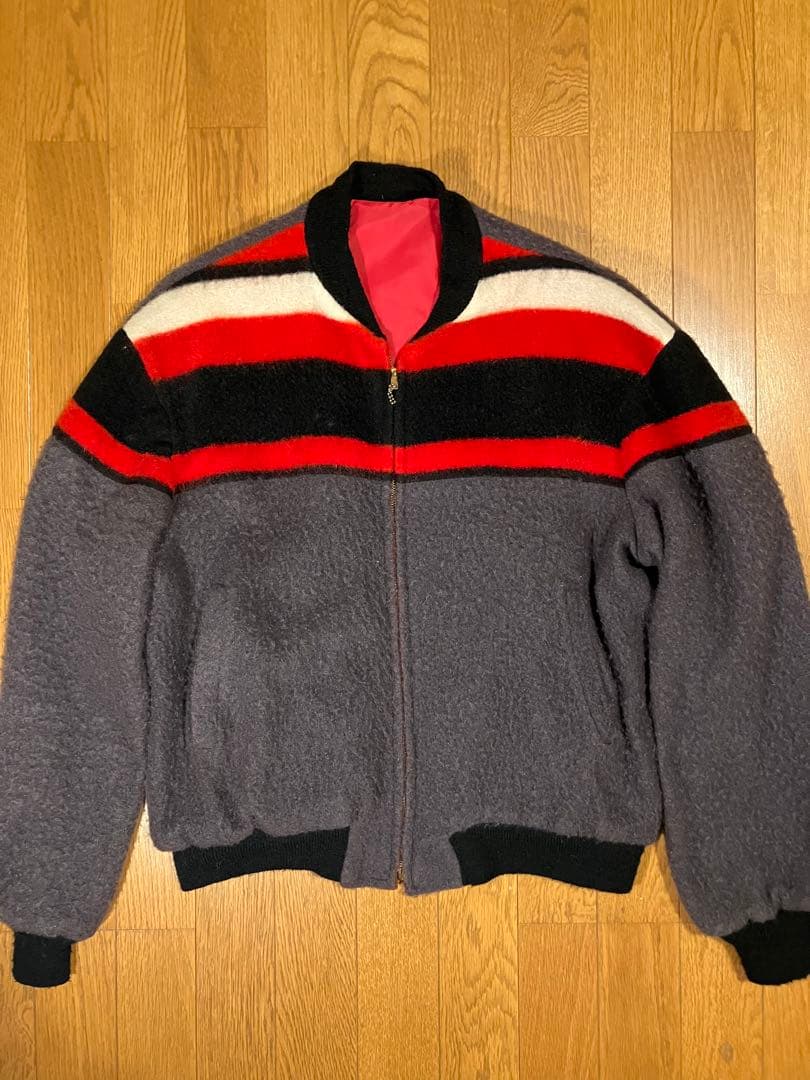 ジャケット・アウター 50-60s nylon fleece reversible jacket