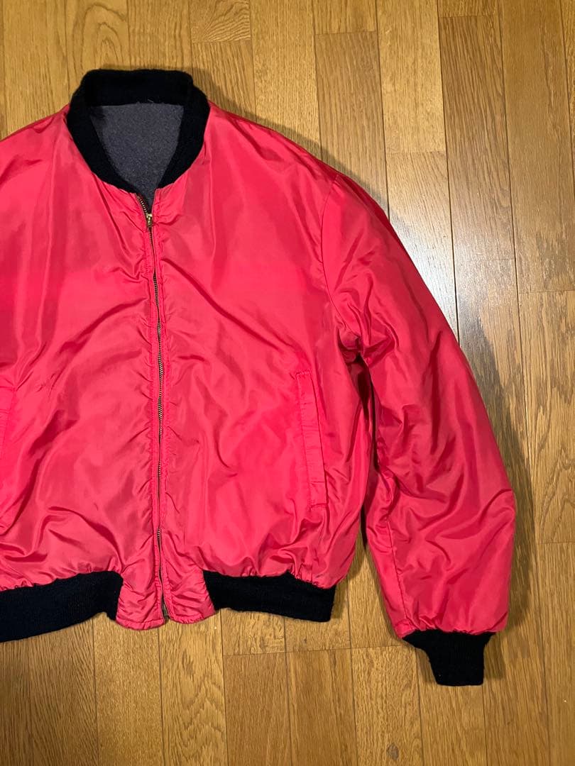 ジャケット・アウター 50-60s nylon fleece reversible jacket