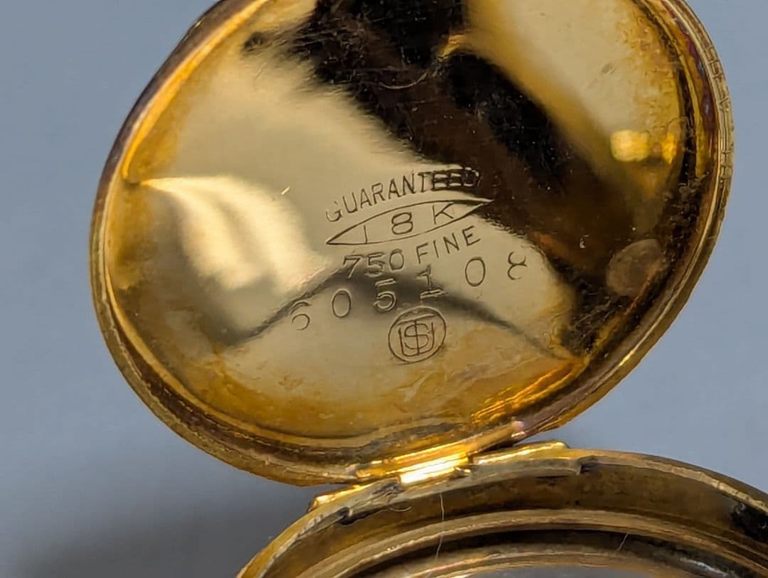 時計　フレーム　750 18K