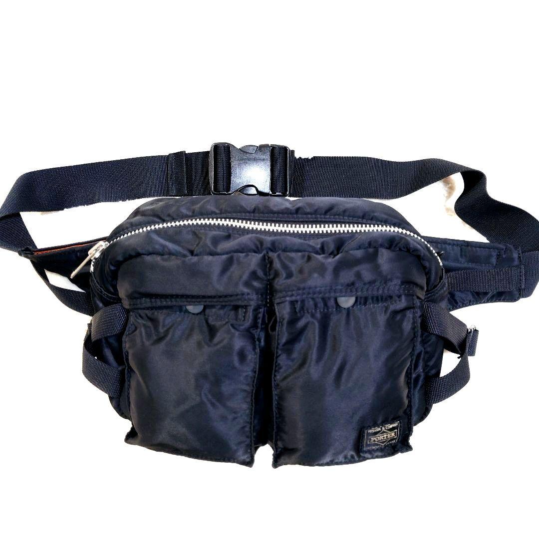 廃盤品 美品 希少 PORTER タンカー ウエストバッグ ブラック タグ美品