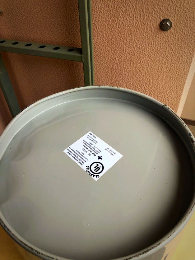 米軍 放出品 ダストボックス 世田谷ベース ゴミ箱 鉢カバー 軍艦色